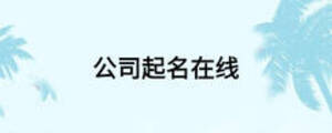 公司起名在線(xiàn)