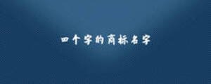 四個字的商標名字