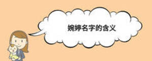 婉婷名字的含義